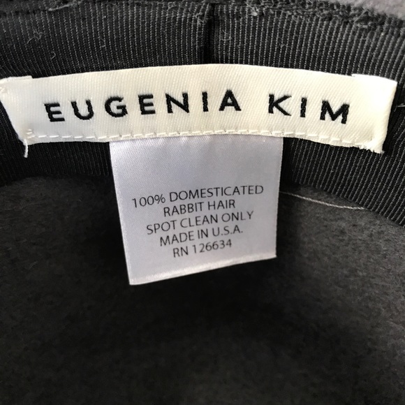 Eugenia Kim Rabbit Fur/ Rose Gold hat - Picture 3 of 4